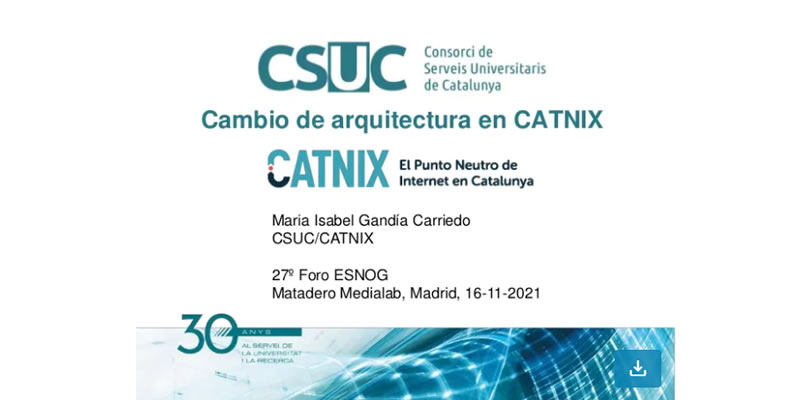 Nueva arquitectura del CATNIX